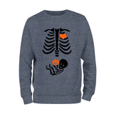 Baby Skeleton and Pumpkin Sweatshirt