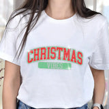 Christmas Vibes Rhinestone Christmas T-Shirt