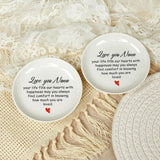 Custom Decorative Ceramic Round Plate 4"