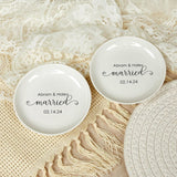 Custom Decorative Ceramic Round Plate 4"
