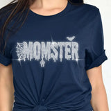 Momster Rhinestone Halloween T-Shirt