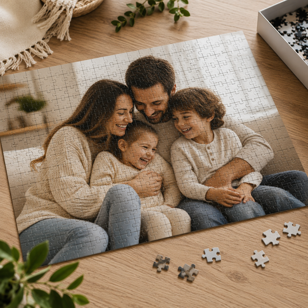 Custom Photo Puzzle | Personalized Jigsaw Puzzle (300, 500 & 1000 Pieces)