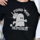I Found This Humerus Rhinestone Halloween T-Shirt