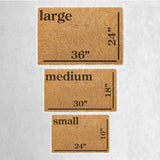 Personalized Custom Coir Doormat
