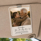 Custom Acrylic Car Visor Clip with Photo | Drive Safe Gift